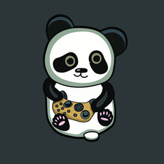 cute panda play with fame 