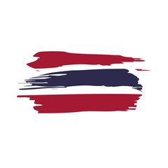 Thailand national flag vector EPS 10