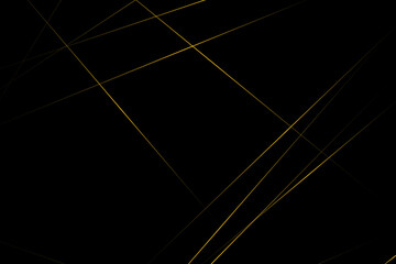 Abstract black with gold lines, triangles background modern design. Vector illustration EPS 10.