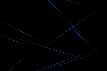 Obraz premium Abstract black with blue lines, triangles background modern design. Vector illustration EPS 10.