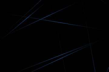 Abstract black with blue lines, triangles background modern design. Vector illustration EPS 10.