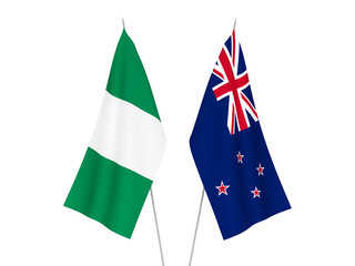 Nigeria and New Zealand flags