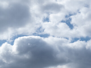 clouds on the blue sky. Overcast sky.