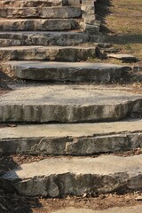 Old stone steps