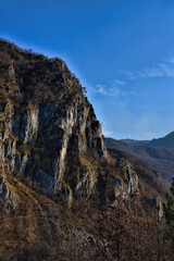 HDR outdoor landscape photography of rocky mountain 