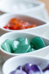 並んだパワーストーン