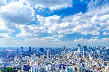 東京風景　残暑9月　