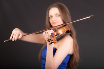 portrait of a violinist