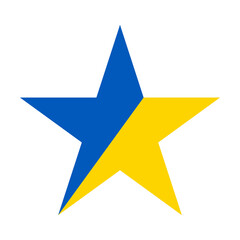 Ukrainian star symbol icon	
