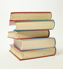 Old books isolated objects