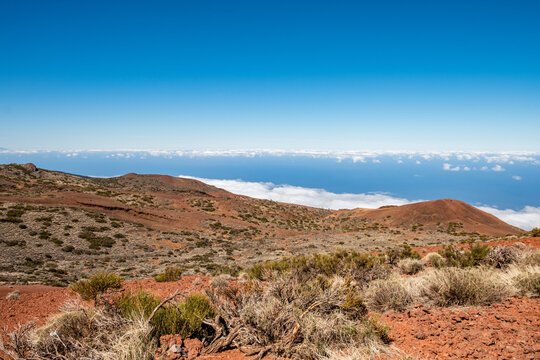Tenerife Teide national park ocean view