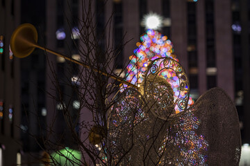 Rockefeller Center at Christmas in the New York City