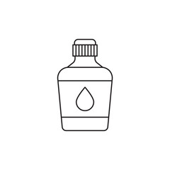Camping Bottle drink icon line style icon, style isolated on white background