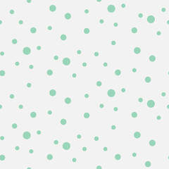 Seamless pattern. circles and dots of various sizes.