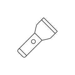 Camping beam icon line style icon, style isolated on white background