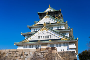 Fototapeta premium 大阪市 大阪城 天守閣