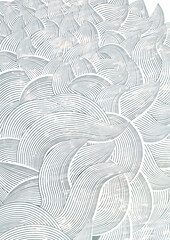 watercolor cut out  wavy vector background