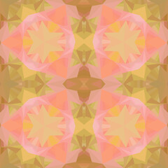 Crystal seamless pattern.