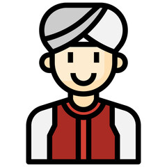 MAN filled outline icon,linear,outline,graphic,illustration