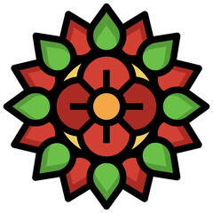 RANGOLI filled outline icon,linear,outline,graphic,illustration