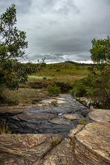 Natural landscape in the city of Carrancas, State of Minas Gerais, Brazil