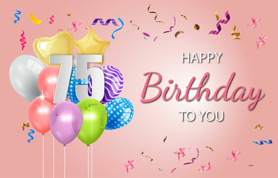 Happy 75Th Birthday Images – Browse 3,044 Stock Photos, Vectors, and Video