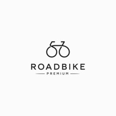Vintage Bike Icon Vector Logo Template Illustration Design