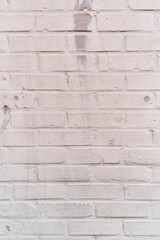  Painted white brick wall surface background
