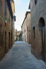 Buonconvento, medieval city in Siena province