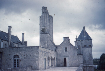 Naklejka premium Chateau diapo vintage