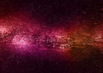 Fototapeta na wymiar solar burst color milky way abstract background
