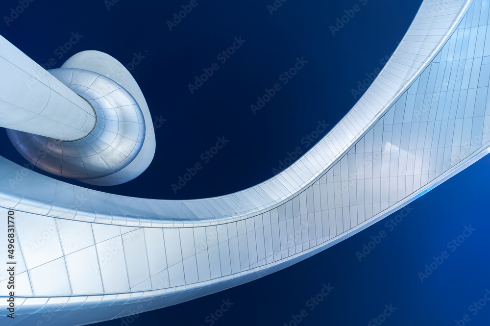 Poster details of modern building. architecture abstract background