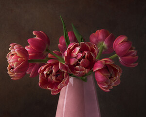 Tulips in a vase