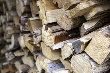 Fuel wood logs