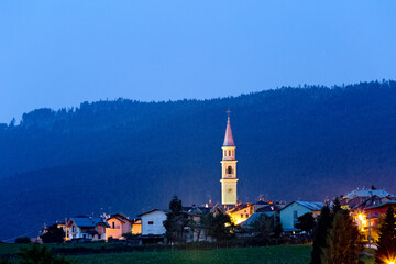 Camporovere is one of the six hamlets of the municipality of Roana. Asiago plateau, Vicenza province, Veneto, Italy, Europe. - obrazy, fototapety, plakaty