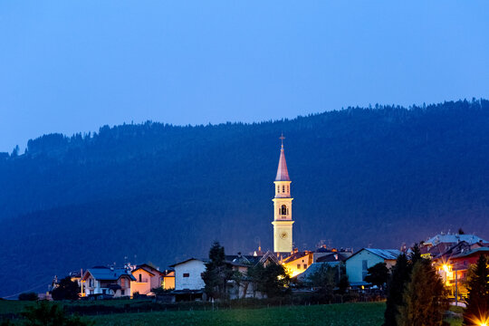 Camporovere is one of the six hamlets of the municipality of Roana. Asiago plateau, Vicenza province, Veneto, Italy, Europe.