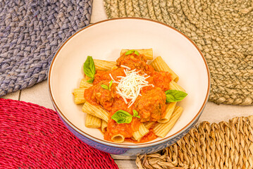 Tortiglioni is a cylindrical pasta that has grooves on its outer surface. They are usually a few...