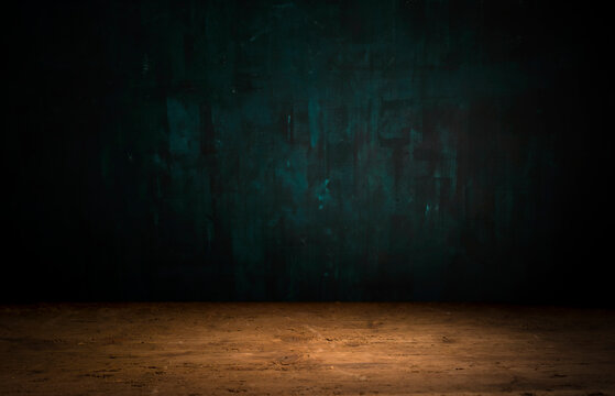 background of barrel and worn old table of wood