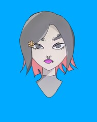 this is a picture of a punk women