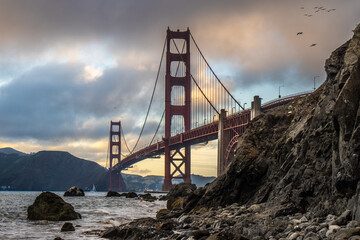 Golden Gate Bridge in in San Francisco, California
