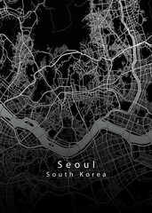 Seoul South Korea City Map