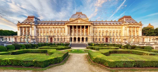 Poster Belgian Royal Palace in Brussels © TTstudio