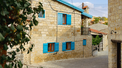 Mountain village Lefkara in Larnaka district