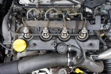 Fototapeta na wymiar Car engine