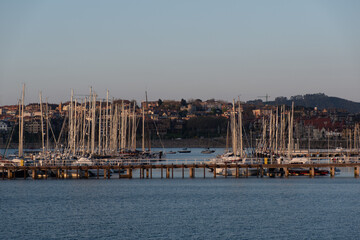 paisaje de un puerto