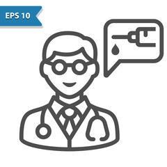 Doctor Icon - Vaccine, Vaccination