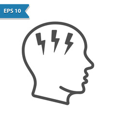 Sickness Icon - Mental Health, Anger, Angry, Depression, Depressed