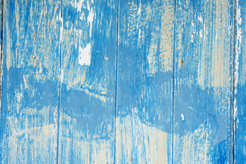 blue old wooden door background                
