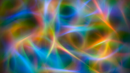 Obraz premium Abstract textured glowing multi-colored neon background.