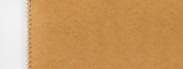 Brown craft sheet background for text and design